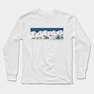 Winter in the mountains Long Sleeve T-Shirt